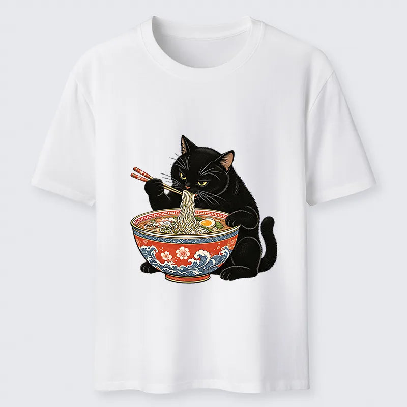 Kyoto-Lion Japanese Ramen Cat Classic T-Shirt