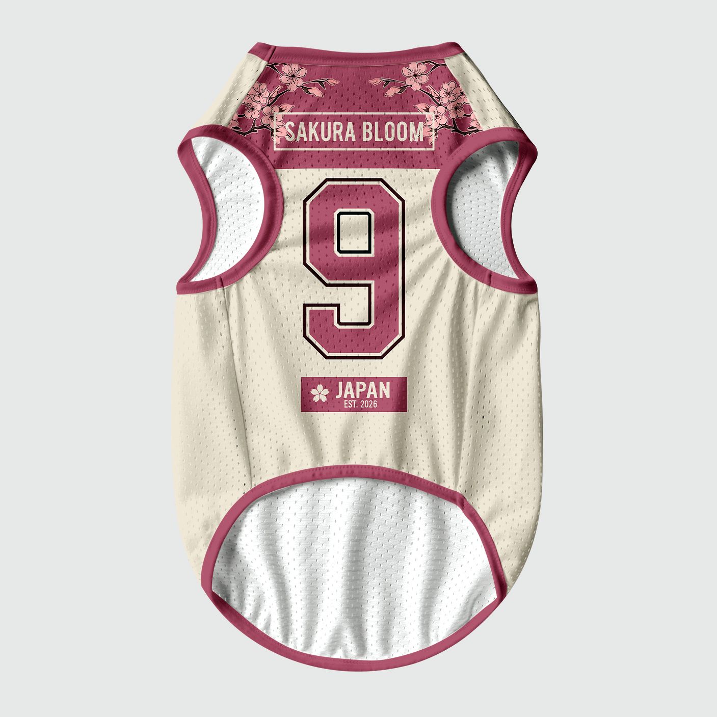 Sakura Bloom Pet Jersey for Cats