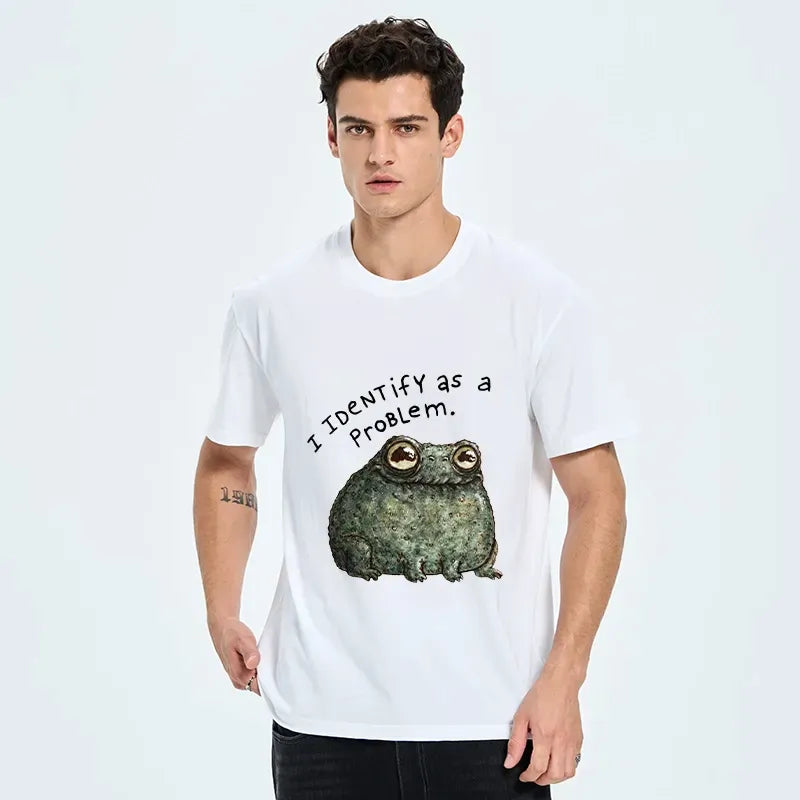 Kyoto-Lion Sarcastic Frog Self Deprecating Classic T-Shirt