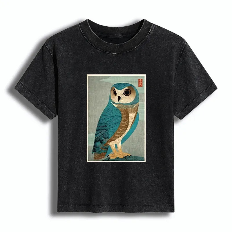 Kyoto-Lion Owl T-Shirt with Free Shipping