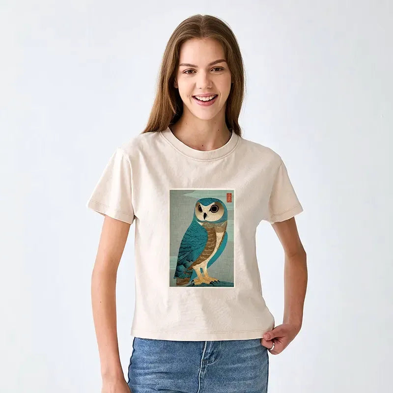 Kyoto-Lion Owl T-Shirt with Free Shipping
