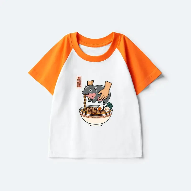 Japanese Lion Kids T-Shirt on Sale