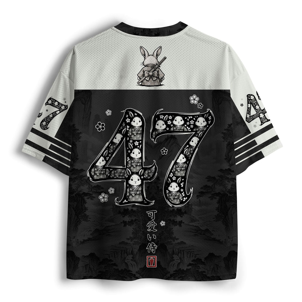 Kyoto-Lion Ink Painting Samurai Rabbit Mesh Jersey