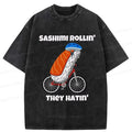 Kyoto-Lion Sashimi Rollin' They Hatin' Washed T-Shirt