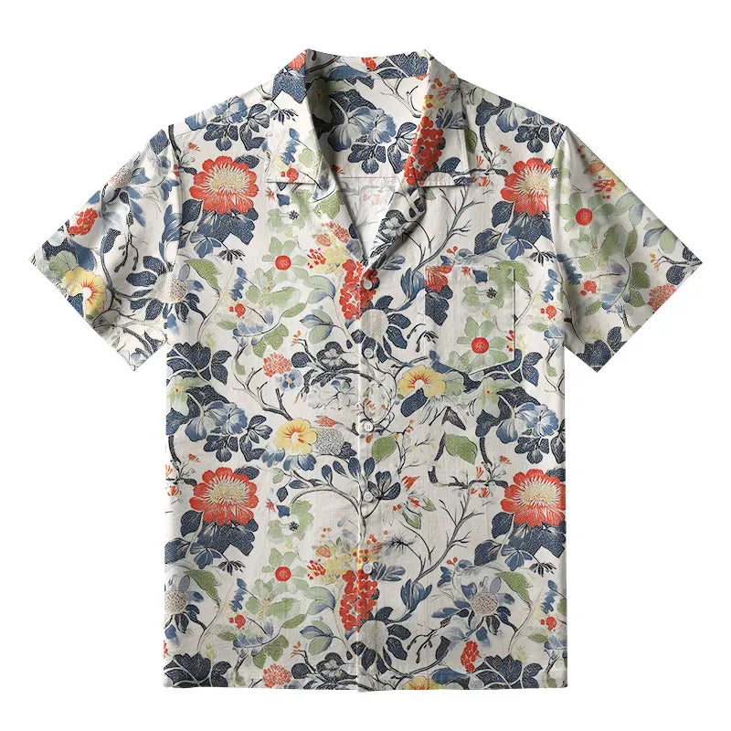 Unisex Cotton Aloha Shirt for Daily Wear