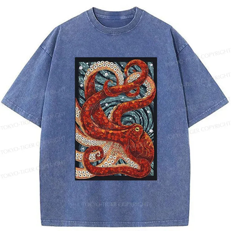 Japanese Vintage Octopus Ukiyo-e T-Shirt