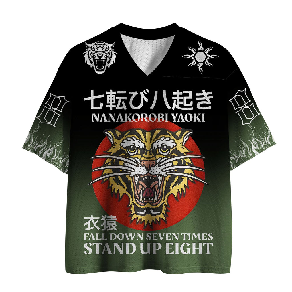 Kyoto-Lion Retro Tiger Japanese Mesh Jersey