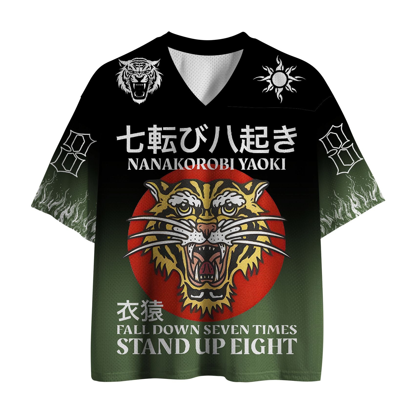 Kyoto-Lion Retro Tiger Japanese Mesh Jersey