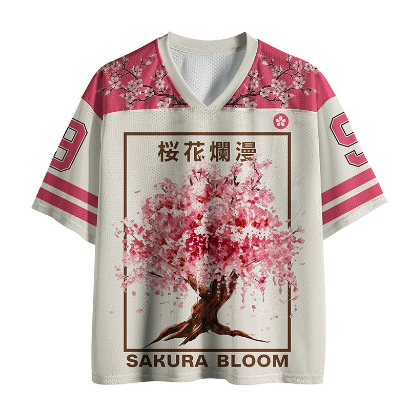 Blossoming Sakura Jersey for Daily Wear