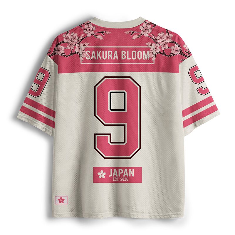 Breathable Sakura Mesh Jersey for Summer