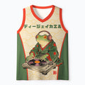 Japanese Kimono Frog Mesh Tank Top