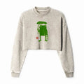 Washed crop sweatshirt free shipping