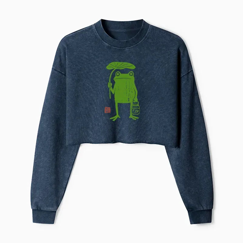 Rainy day Kyoto art sweatshirt