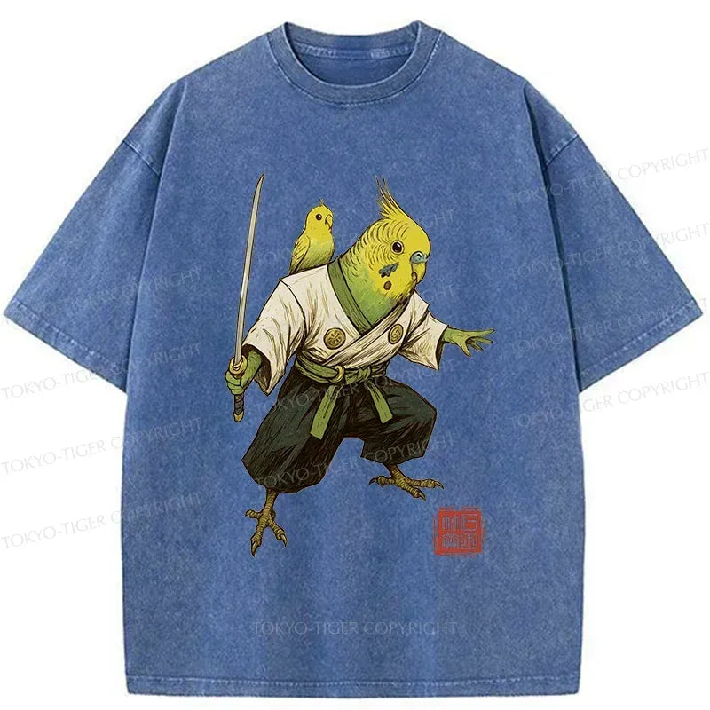 Samurai Washed T-Shirt for Men