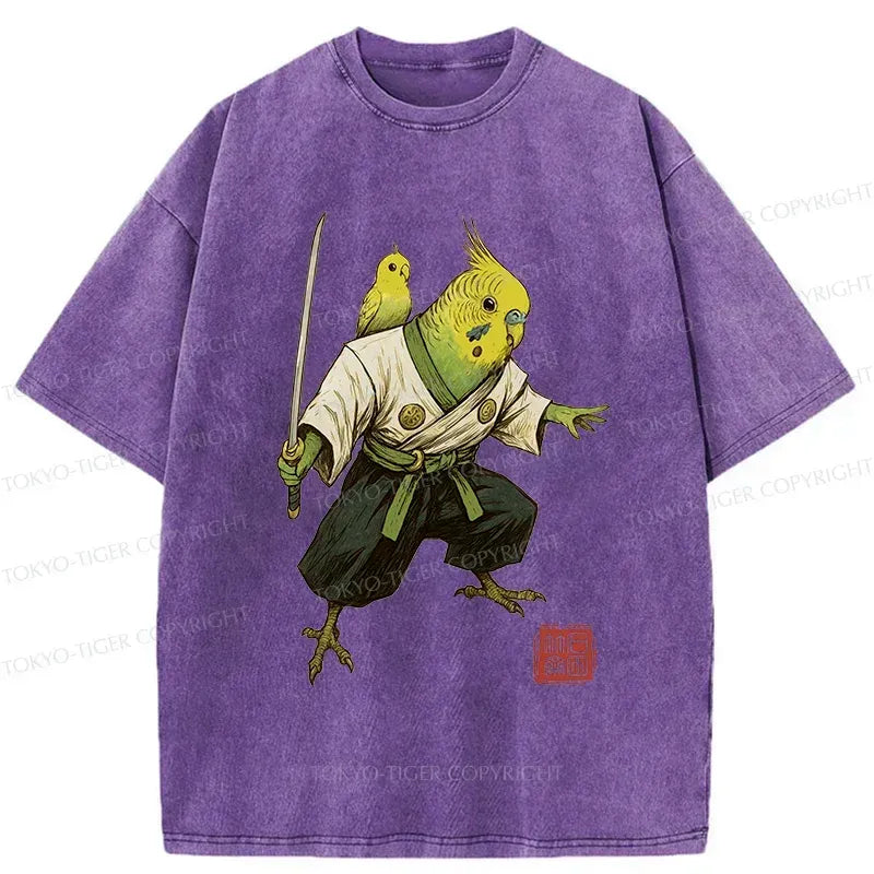 Samurai Washed T-Shirt for Men