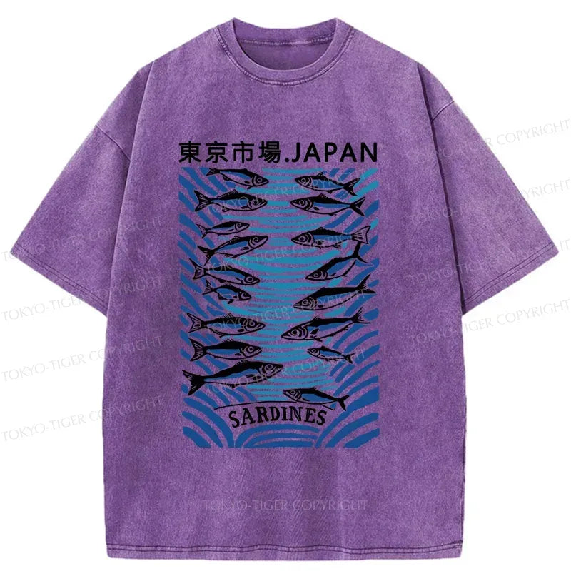 Tokyo Fish Market Unisex Tee for Vacation
