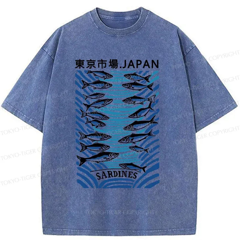 Tokyo Fish Market Unisex Tee for Vacation