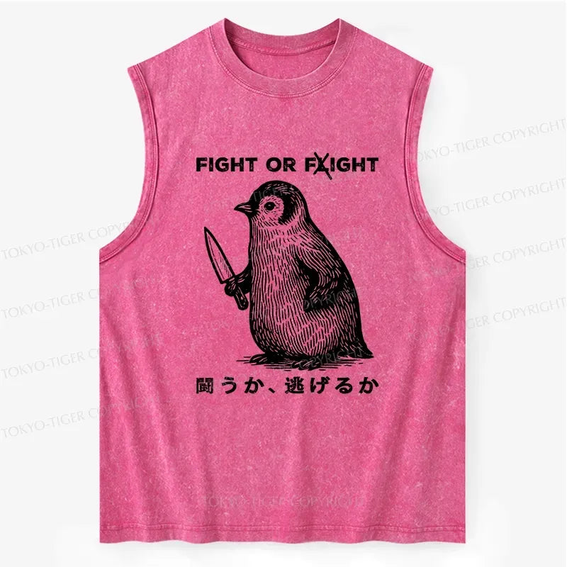 Japanese Vintage Washed Tank for Streetwear