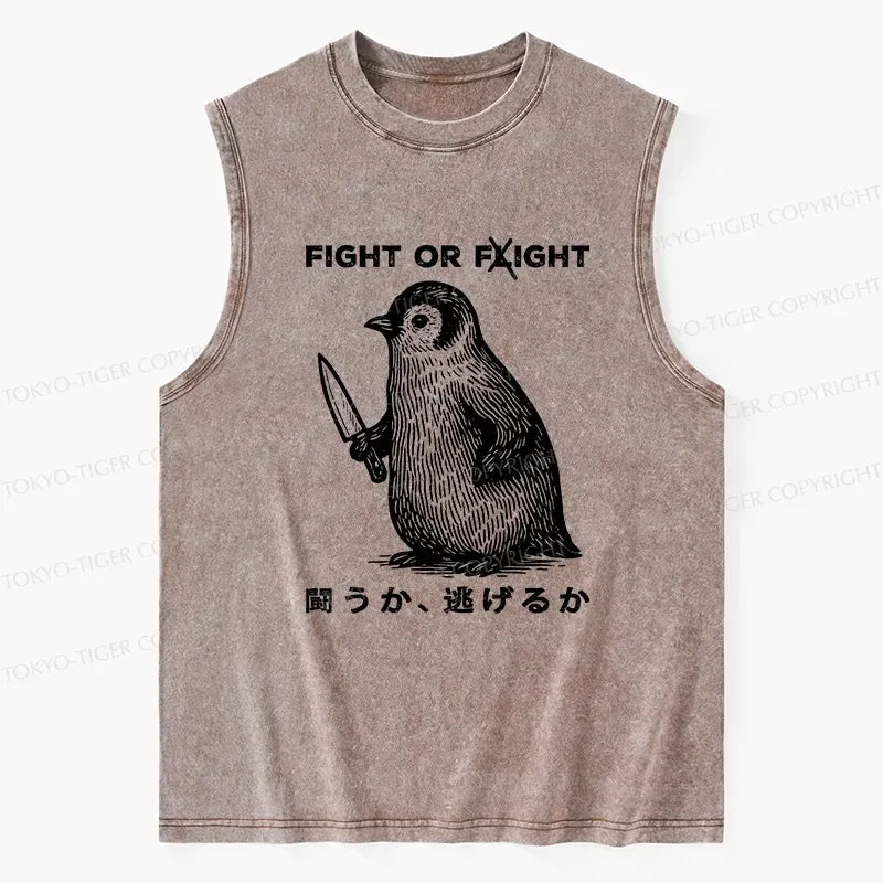 Japanese Vintage Washed Tank for Streetwear