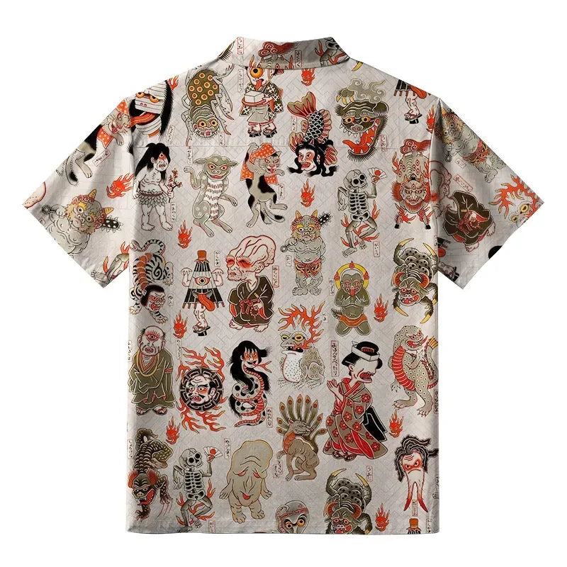 Japanese Aloha Shirt for Summer Vacation