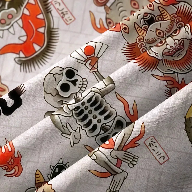 Vintage Ukiyo-e Shirt for Festival