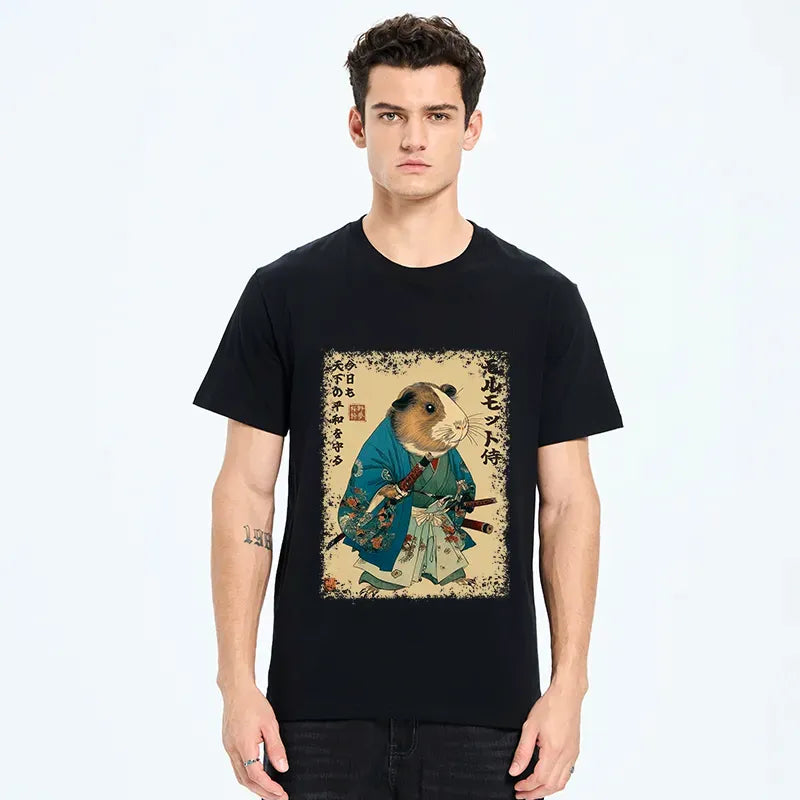 Japanese Kyoto Lion Unisex Cotton T-Shirt