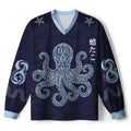 Kyoto-Lion Tribal Octopus Paneled Long Sleeve Jersey
