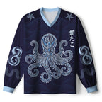 Kyoto-Lion Tribal Octopus Paneled Long Sleeve Jersey