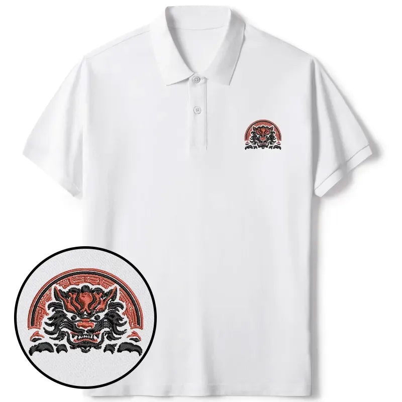 Unisex Japanese Streetwear Polo Top