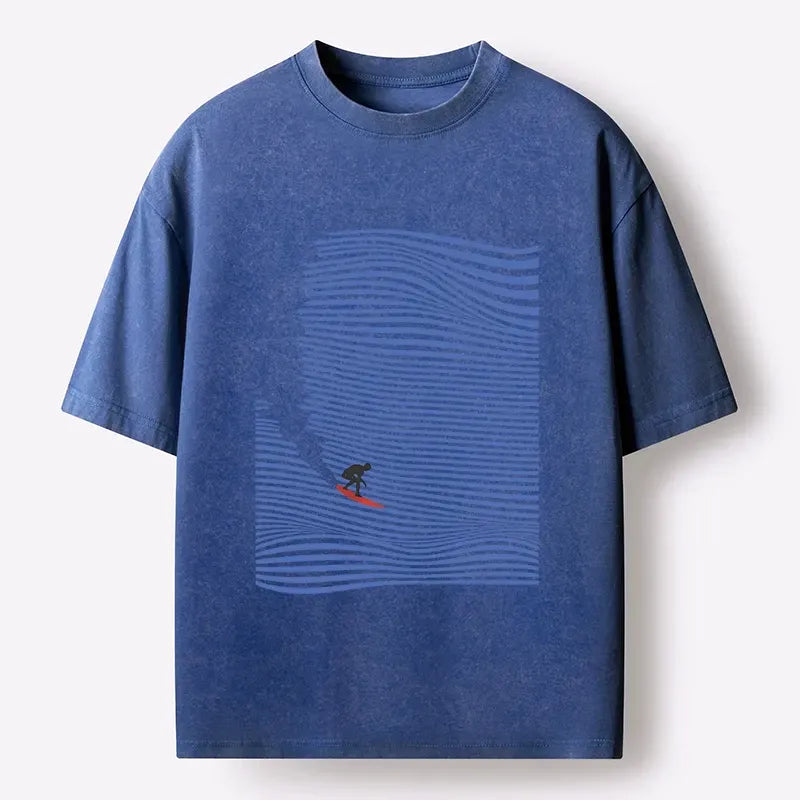 Unisex Surf Graphic Tee for Streetwear