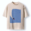 Unisex Surf Graphic Tee for Streetwear