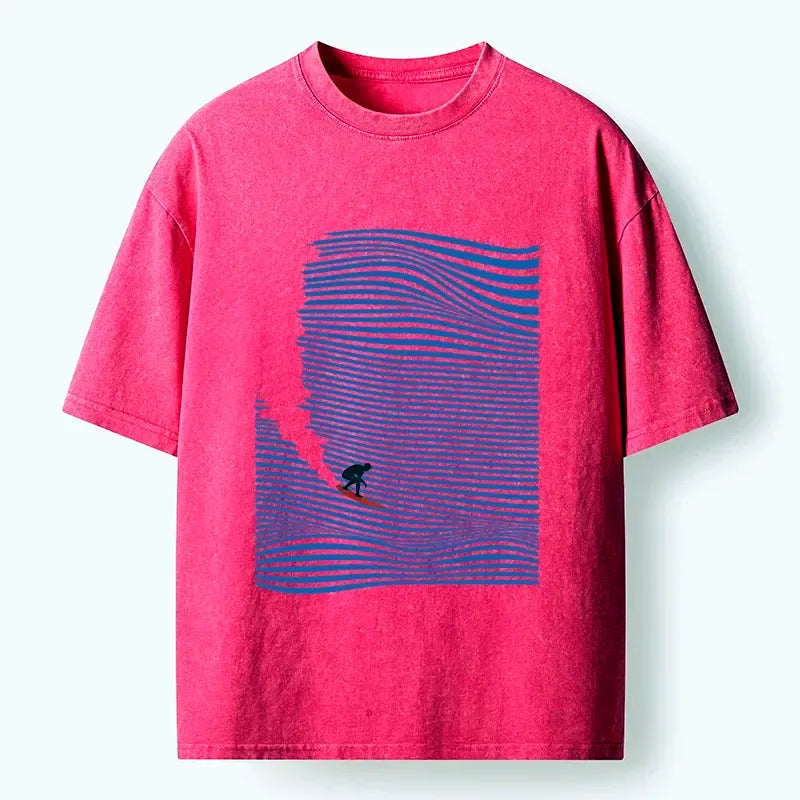 Vintage Japanese Washed T-Shirt for Summer