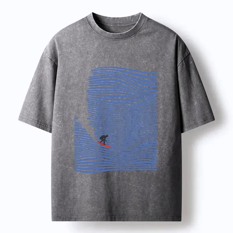 Unisex Surf Graphic Tee for Streetwear