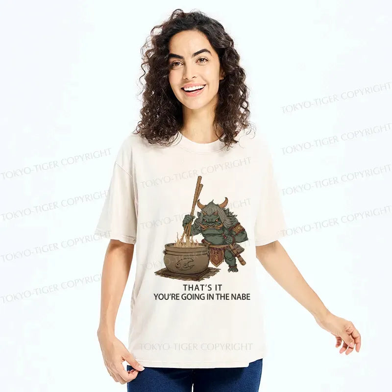 Japanese vintage washed t-shirt for daily wear