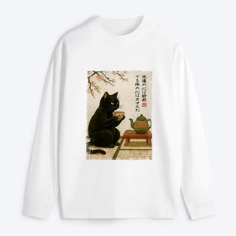 Japanese long sleeve t-shirt for daily wear