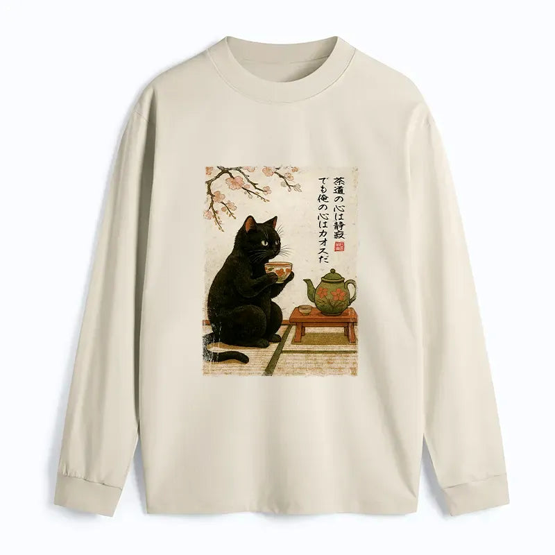 Japanese long sleeve t-shirt for daily wear