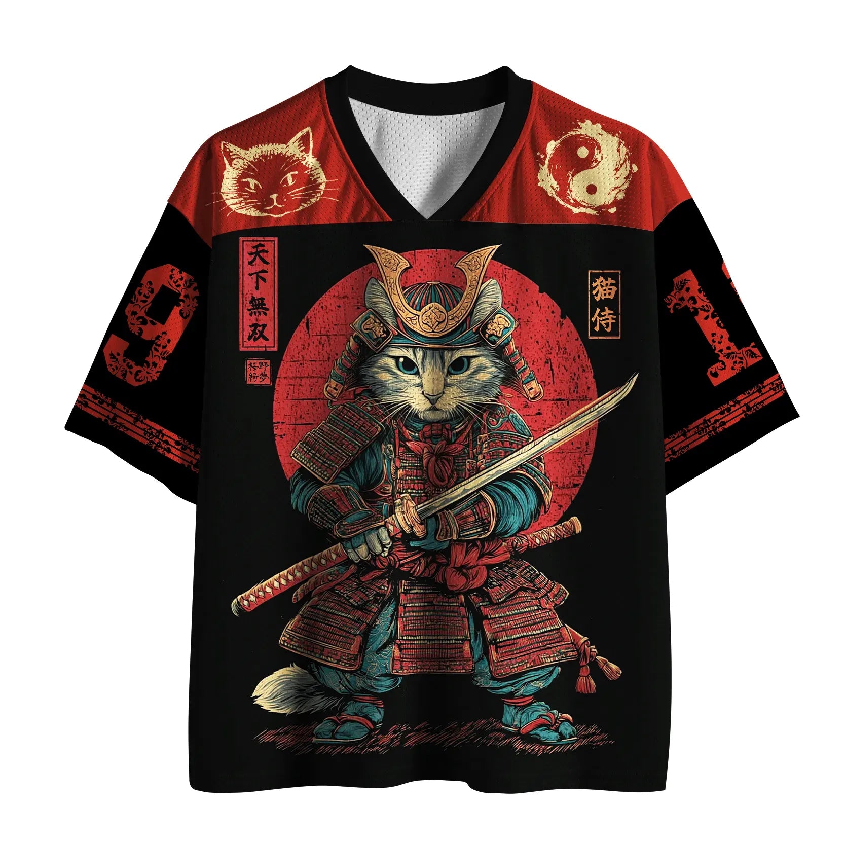 Unique Japanese Anime Cat Jersey Gift