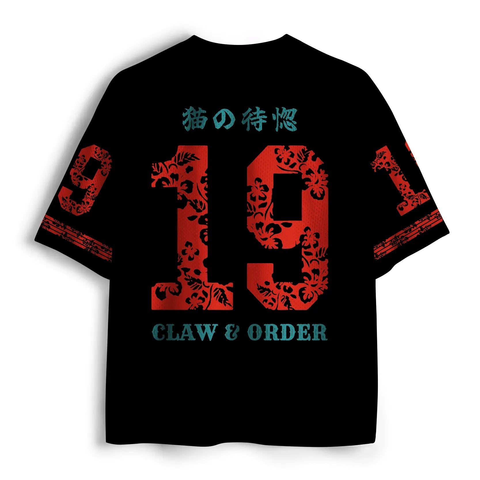 Unique Japanese Anime Cat Jersey Gift