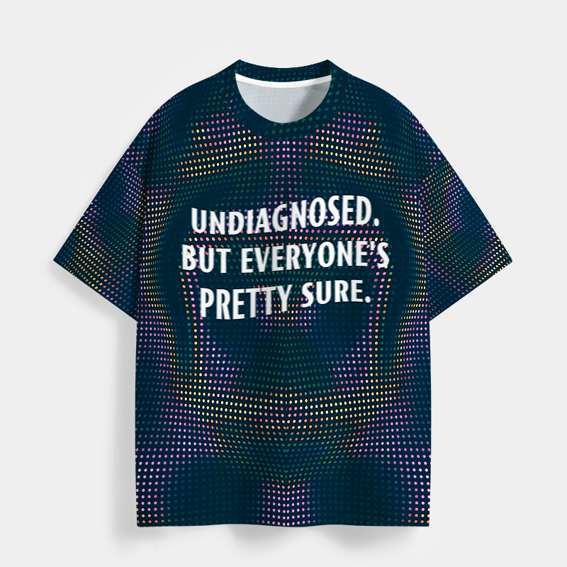 Kyoto-Lion Undiagnosed Confidence All-Over Print T-Shirt