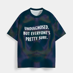Kyoto-Lion Undiagnosed Confidence All-Over Print T-Shirt