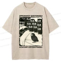 Washed t-shirt for streetwear limited edition
