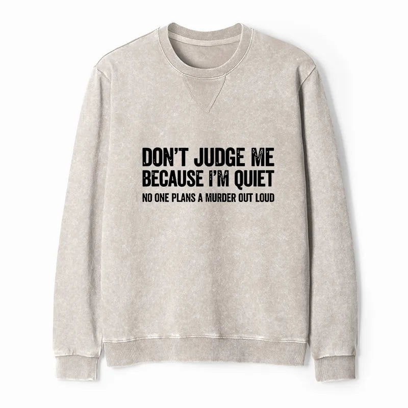 Kyoto-Lion Sarcastic Funny Quote Washed Terry Sweatshirt