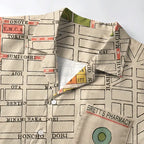 Yokohama City Planning Map Hawaiian Shirt Gift for Him