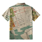 Yokohama City Planning Map Hawaiian Shirt Gift for Him
