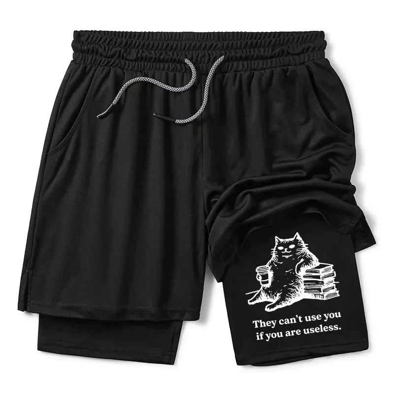 Kyoto-Lion Cat Proving Uselessness Is A Superpower Training Shorts