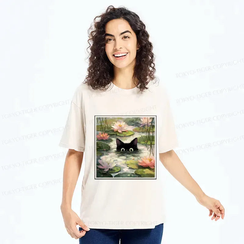 Soft Unisex Cat T-Shirt for Summer