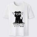Everything Is Fine Dog Tee Best Seller