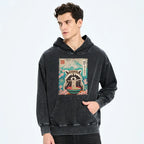 Kyoto-Lion Please Give Raccoon A Discount Washed Hoodie