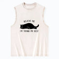 Japanese vintage style tank top for summer