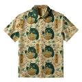 Vintage Japanese ramen cat shirt gift for him
